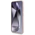 Калъф за Samsung Galaxy S25 - Karl Lagerfeld - Silicone Double Heads (KLHMS25SSKCHTCP) - Розов