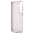 Калъф за Samsung Galaxy S25 - Karl Lagerfeld - Silicone Double Heads (KLHMS25SSKCHTCP) - Розов