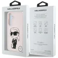 Калъф за Samsung Galaxy S25 - Karl Lagerfeld - Silicone Graffiti MagSafe (KLHMS25SPNYKGRTP) - Ikonik Розов