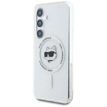 Калъф за Samsung Galaxy S25 - Karl Lagerfeld - IML MagSafe (KLHMS25SHLSCHH) - Choupette`s Head