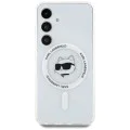 Калъф за Samsung Galaxy S25 - Karl Lagerfeld - IML MagSafe (KLHMS25SHLSCHH) - Choupette`s Head