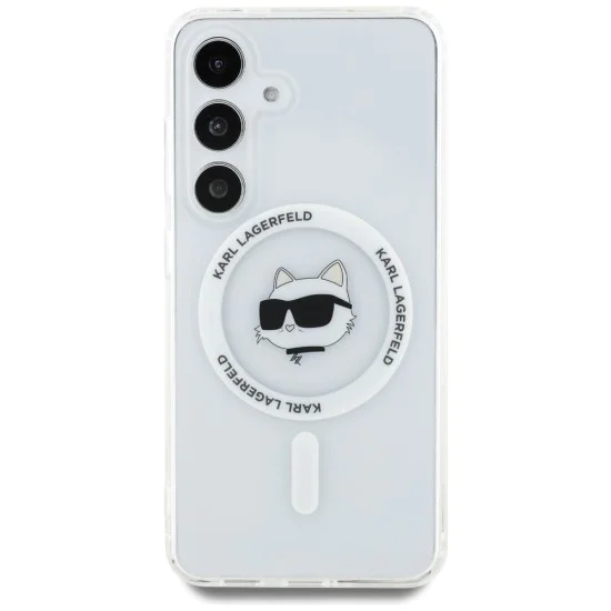 Калъф за Samsung Galaxy S25 - Karl Lagerfeld - IML MagSafe (KLHMS25SHLSCHH) - Choupette`s Head