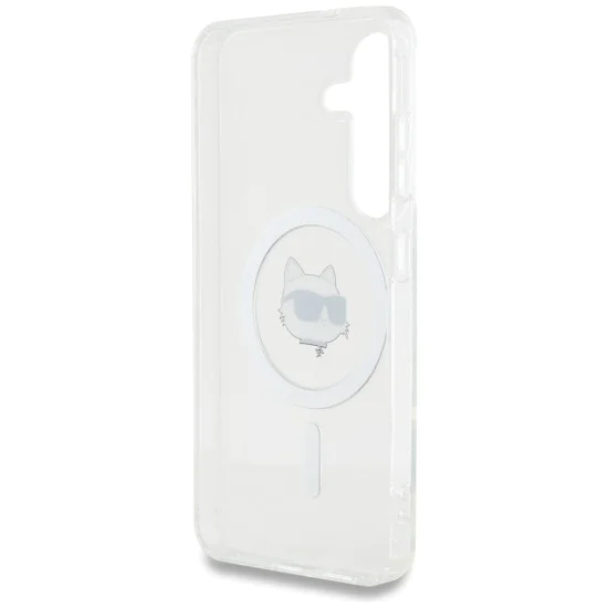 Калъф за Samsung Galaxy S25 - Karl Lagerfeld - IML MagSafe (KLHMS25SHLSCHH) - Choupette`s Head