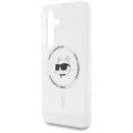 Калъф за Samsung Galaxy S25 - Karl Lagerfeld - IML MagSafe (KLHMS25SHLSCHH) - Choupette`s Head