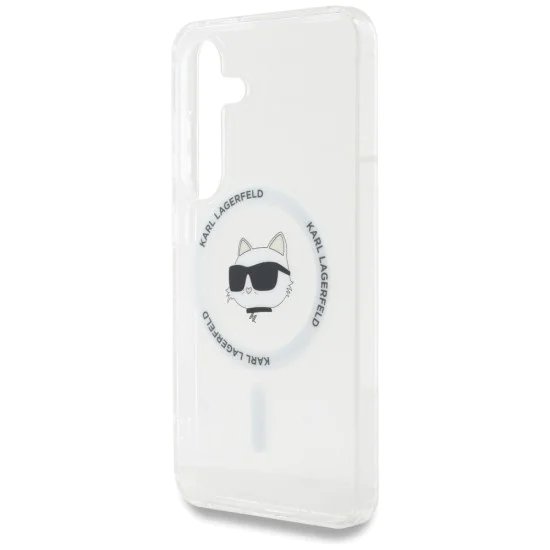 Калъф за Samsung Galaxy S25 - Karl Lagerfeld - IML MagSafe (KLHMS25SHLSCHH) - Choupette`s Head