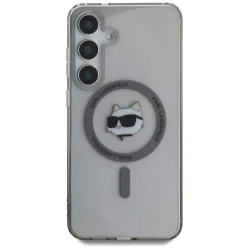 Калъф за Samsung Galaxy S25 - Karl Lagerfeld - IML MagSafe (KLHMS25SHLSCHK) - Choupette`s Head