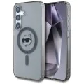 Калъф за Samsung Galaxy S25 - Karl Lagerfeld - IML MagSafe (KLHMS25SHLSCHK) - Choupette`s Head