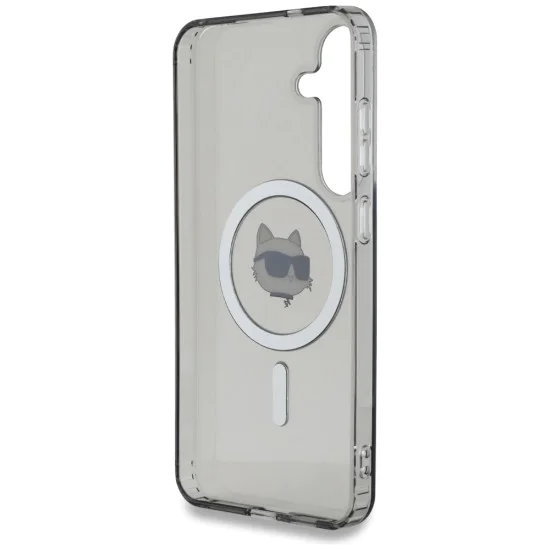 Калъф за Samsung Galaxy S25 - Karl Lagerfeld - IML MagSafe (KLHMS25SHLSCHK) - Choupette`s Head