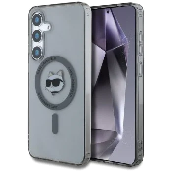 Калъф за Samsung Galaxy S25 - Karl Lagerfeld - IML MagSafe (KLHMS25SHLSCHK) - Choupette`s Head