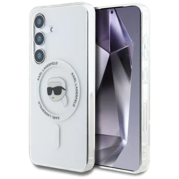Калъф за Samsung Galaxy S25 - Karl Lagerfeld - IML MagSafe (KLHMS25SHLSKIH) - Karl`s Head