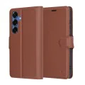 Калъф за Samsung Galaxy S25 - Кожено Протектор - кафяв