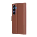 Калъф за Samsung Galaxy S25 - Кожено Протектор - кафяв