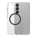 Калъф за Samsung Galaxy S25 - PanzerGlass® - CARE Flagship Urban Combat Black Qi Compatible - Прозрачен