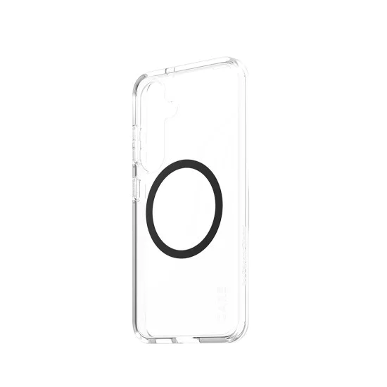 Калъф за Samsung Galaxy S25 - PanzerGlass® - CARE Flagship Urban Combat Black Qi Compatible - Прозрачен