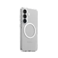 Калъф за Samsung Galaxy S25 - PanzerGlass® - CARE Flagship Urban Combat White Qi Compatible - Прозрачен