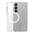 Калъф за Samsung Galaxy S25 - PanzerGlass® - CARE Flagship Urban Combat White Qi Compatible - Прозрачен