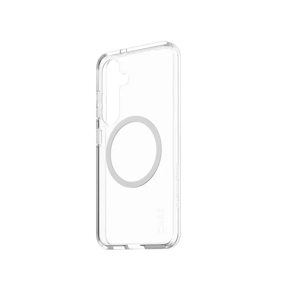 Калъф за Samsung Galaxy S25 - PanzerGlass® - CARE Flagship Urban Combat White Qi Compatible - Прозрачен