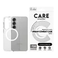 Калъф за Samsung Galaxy S25 - PanzerGlass® - CARE Flagship Urban Combat White Qi Compatible - Прозрачен