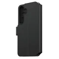 Калъф за Samsung Galaxy S25 - PanzerGlass® - Калъф-портфейл с поставка CARE Feature - Черен