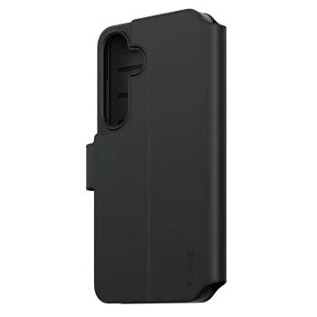 Калъф за Samsung Galaxy S25 - PanzerGlass® - Калъф-портфейл с поставка CARE Feature - Черен