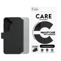 Калъф за Samsung Galaxy S25 - PanzerGlass® - Калъф-портфейл с поставка CARE Feature - Черен