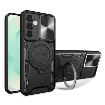 Калъф за Samsung Galaxy S25 Plus - CamGuard Pro - черен