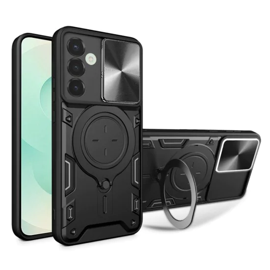 Калъф за Samsung Galaxy S25 Plus - CamGuard Pro - черен