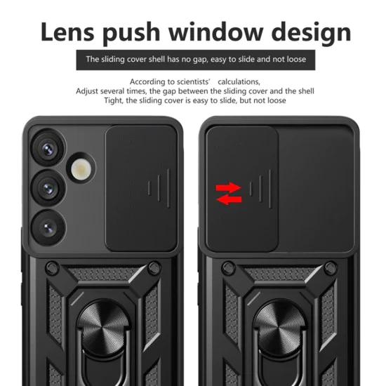 Калъф за Samsung Galaxy S25 Plus - CamShield Series - черен