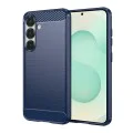 Калъф за Samsung Galaxy S25 Plus - Carbon Silicone - Blue