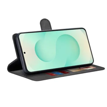 Калъф за Samsung Galaxy S25 Plus - Дневник - Черен