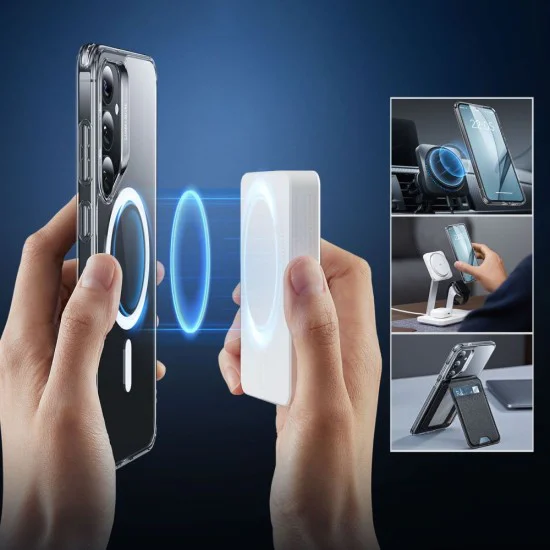 Калъф за Samsung Galaxy S25 Plus - ESR - Classic Hybrid HaloLock - Clear