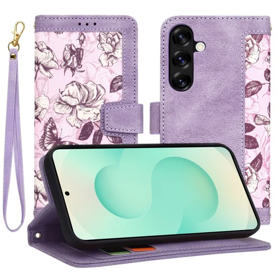 Калъф за Samsung Galaxy S25 Plus - FlipCraft - Mysterious Purple