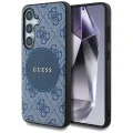 Калъф за Samsung Galaxy S25 Plus - Guess - 4G Circle Classic Logo MagSafe (GUHMS25MP4PGRSGB) - Син