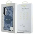 Калъф за Samsung Galaxy S25 Plus - Guess - 4G Circle Classic Logo MagSafe (GUHMS25MP4PGRSGB) - Син