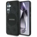 Калъф за Samsung Galaxy S25 Plus - Guess - 4G Circle Classic Logo MagSafe (GUHMS25MP4PGRSGK) - Черен