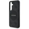 Калъф за Samsung Galaxy S25 Plus - Guess - 4G Circle Classic Logo MagSafe (GUHMS25MP4PGRSGK) - Черен