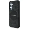 Калъф за Samsung Galaxy S25 Plus - Guess - 4G Circle Classic Logo MagSafe (GUHMS25MP4PGRSGK) - Черен