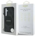 Калъф за Samsung Galaxy S25 Plus - Guess - 4G Circle Classic Logo MagSafe (GUHMS25MP4PGRSGK) - Черен