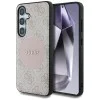 Калъф за Samsung Galaxy S25 Plus - Guess - 4G Circle Classic Logo MagSafe (GUHMS25MP4PGRSGP) - Розов