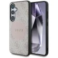 Калъф за Samsung Galaxy S25 Plus - Guess - 4G Circle Classic Logo MagSafe (GUHMS25MP4PGRSGP) - Розов