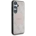 Калъф за Samsung Galaxy S25 Plus - Guess - 4G Circle Classic Logo MagSafe (GUHMS25MP4PGRSGP) - Розов