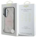 Калъф за Samsung Galaxy S25 Plus - Guess - 4G Circle Classic Logo MagSafe (GUHMS25MP4PGRSGP) - Розов