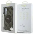 Калъф за Samsung Galaxy S25 Plus - Guess - 4G Circle Classic Logo MagSafe (GUHMS25MP4PGRSGW) - Кафяв