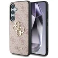 Калъф за Samsung Galaxy S25 Plus - Guess - Hardcase 4G Big Metal Logo (GUHCS25M4GMGPI) - Розов
