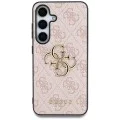 Калъф за Samsung Galaxy S25 Plus - Guess - Hardcase 4G Big Metal Logo (GUHCS25M4GMGPI) - Розов