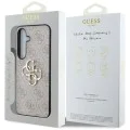 Калъф за Samsung Galaxy S25 Plus - Guess - Hardcase 4G Big Metal Logo (GUHCS25M4GMGPI) - Розов