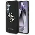 Калъф за Samsung Galaxy S25 Plus - Guess - Hardcase 4G Grained Big and Classic Logo (GUHCS25MPGT4MBK) - Черен