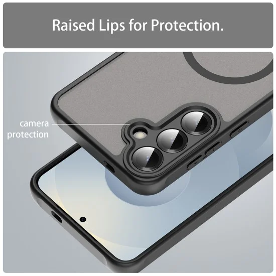 Калъф за Samsung Galaxy S25 Plus - HaloFrost II MagSafe - Черен