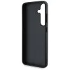 Калъф за Samsung Galaxy S25 Plus - Karl Lagerfeld - Hardcase Monogram Leather (KLHCS25MPGKLCHPK) - Choupette Head Pin