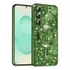 Калъф за Samsung Galaxy S25 Plus - Luxury Glitter MagSafe - Deep Green